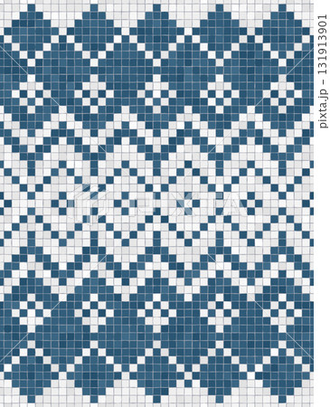 Scandinavian mosaic vector pattern 47 131913901