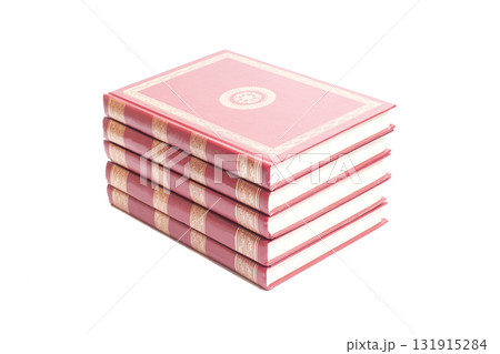 Books stack isolated on white background Books stack isolated on white background 131915284