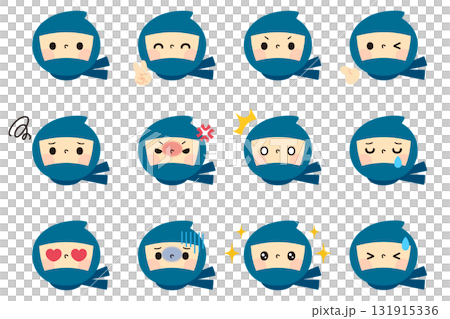 忍者臉部表情集 131915336