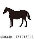 馬のシルエットのイラスト 馬のシルエットのイラスト 131916444