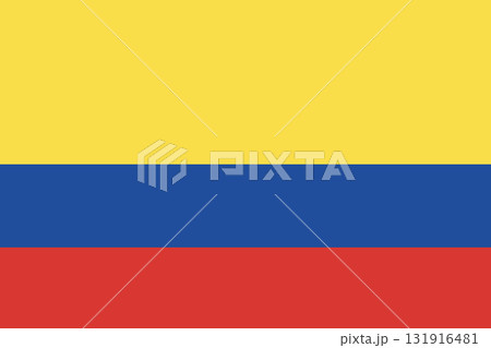 Flag of Ecuador. Realistic civil flag of Republic of Ecuador. Ecuador flag flat badge. Flag of Ecuador. Realistic civil flag of Republic of Ecuador. Ecuador flag flat badge. 131916481