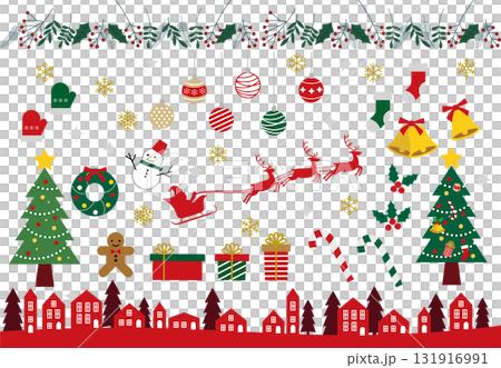 Christmas illustration material Christmas illustration material 131916991