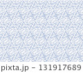 Seamless background with wavy line pattern in geometric shape.Stylish ornamental diamond shape texture 131917689