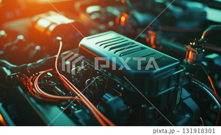 Installation Of Battery And Wire On The Electric System Of An Eco Installation Of Battery And Wire On The Electric System Of An Eco 131918301