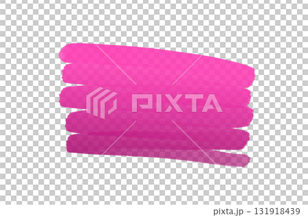 Brush label stripe purple pink. Pink watercolor hand drawn isolated stroke stain on background. Water color wet brush paint aquarelle illustration. 131918439