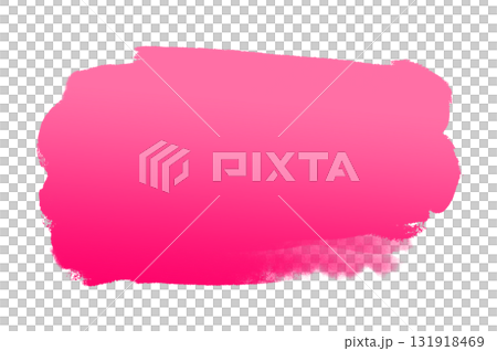 Brush label stripe purple pink. Pink watercolor hand drawn isolated stroke stain on background. Water color wet brush paint aquarelle illustration. 131918469