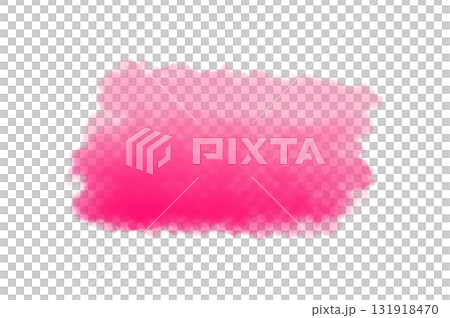 Brush label stripe purple pink. Pink watercolor hand drawn isolated stroke stain on background. Water color wet brush paint aquarelle illustration. 131918470