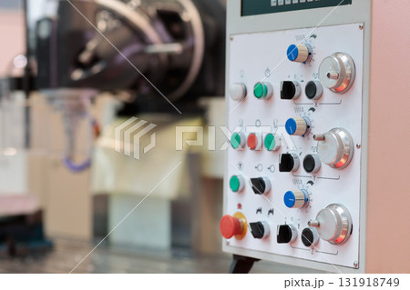 control panel of 3 axis CNC milling machine control panel of 3 axis CNC milling machine 131918749