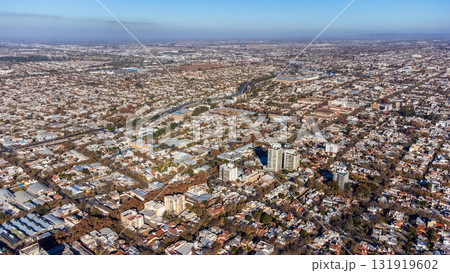 Aerial view of the city of Mendoza. Aerial view of the city of Mendoza. 131919602