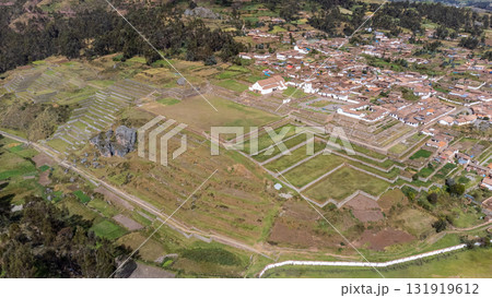 View of the ruins of the Inca temple of Chinchero in Cusco. View of the ruins of the Inca temple of Chinchero in Cusco. 131919612