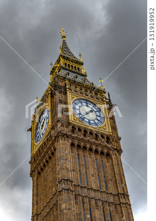 Big Ben Tower From House Of Westminster Palace In London, United Kingdom Big Ben Tower From House Of Westminster Palace In London, United Kingdom 131919952