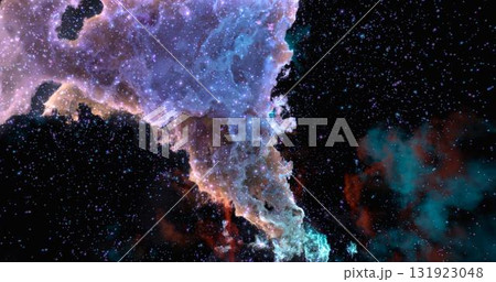 3d rendering. Space wallpaper and background. Universe with stars, constellations, galaxies, nebulae and gas and dust clouds 3d rendering. Space wallpaper and background. Universe with stars, constellations, galaxies, nebulae and gas and dust clouds 131923048