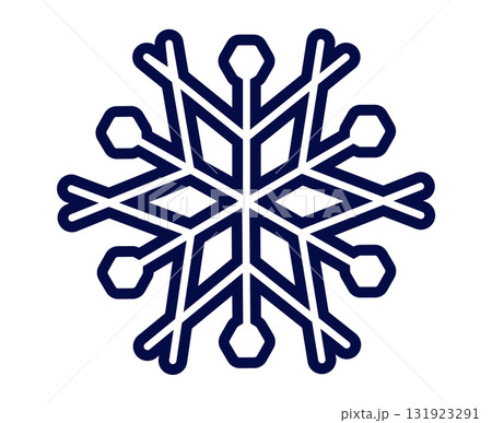 Intricate geometric snowflake design for winter decor Intricate geometric snowflake design for winter decor 131923291