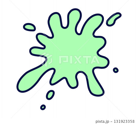 Vibrant green splash shape for creative design projects Vibrant green splash shape for creative design projects 131923358
