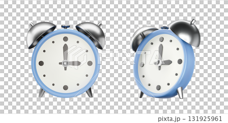 3D vector alarm clock 131925961