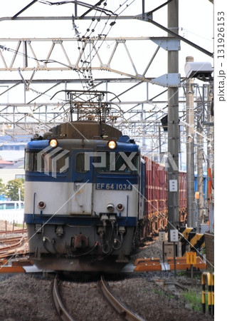 上越線を重連で走行するEF64形牽引の紙輸送列車(5789レ)_2010/8/18撮影 上越線を重連で走行するEF64形牽引の紙輸送列車(5789レ)_2010/8/18撮影 131926153