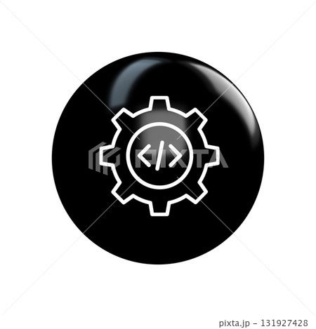 gear icon on white background gear icon on white background 131927428