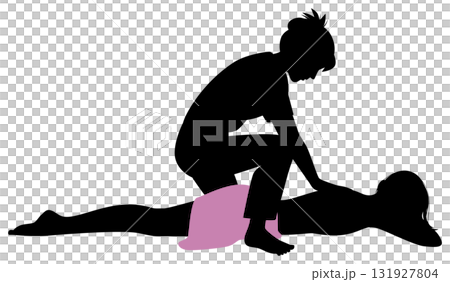 Woman receiving a massage 131927804
