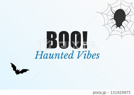 Boo Haunted Vibes Halloween Poster Boo Haunted Vibes Halloween Poster 131929975