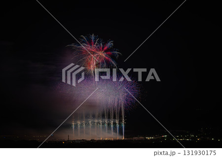 袋井市のふくろい遠州の花火の風景(静岡県) 131930175