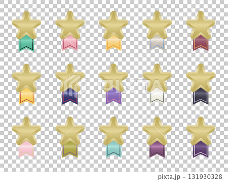 いろいろメダルリボンセット10 131930328