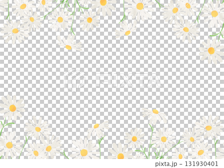 水彩風に描いたカモミールのイラスト 水彩風に描いたカモミールのイラスト 131930401