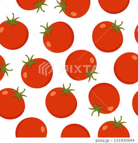Tomato Seamless Pattern, Vector Illustration. Red Vector Background with Ripe Tomatoes. Repeat Tile for Kitchen Design, Tomato Wallpaper, Textile, Packaging, Wrapping Paper, Fabric Tomato Seamless Pattern, Vector Illustration. Red Vector Background with Ripe Tomatoes. Repeat Tile for Kitchen Design, Tomato Wallpaper, Textile, Packaging, Wrapping Paper, Fabric 131930944