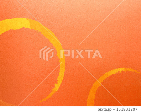 日本伝統の赤い和紙に金の筆ラインデザイン テクスチャ素材 日本伝統の赤い和紙に金の筆ラインデザイン テクスチャ素材 131931207