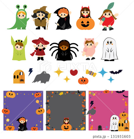 Cute kids halloween costume  131931603