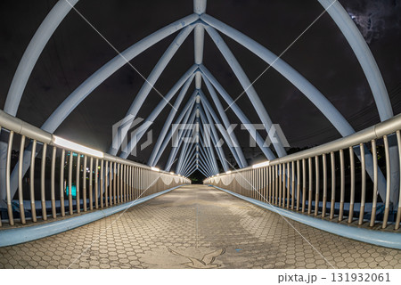 潮風の丘緑地 潮風橋夜景 131932061