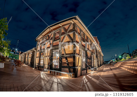 半田赤レンガ建物 ライトアップ 半田赤レンガ建物 ライトアップ 131932605