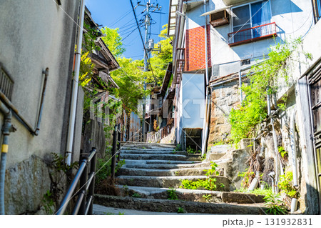 《広島県》尾道・坂の街の風景 《広島県》尾道・坂の街の風景 131932831