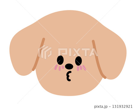 Illustration of puppy cute expression for cartoon characters, comic, pet shop, vet, emoji, mood, emotion, emotion, feelings, adopt and rescue animal, sticker, icon, dog face shape, foster home Illustration of puppy cute expression for cartoon characters, comic, pet shop, vet, emoji, mood, emotion, emotion, feelings, adopt and rescue animal, sticker, icon, dog face shape, foster home 131932921