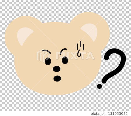 Illustration of teddy bear confused expression for cartoon character, comic, pet shop, vet, emoji, mood, emotion, emotion, feeling, zoo, souvenir shop, animal brooch, sticker, icon, bear face shape Illustration of teddy bear confused expression for cartoon character, comic, pet shop, vet, emoji, mood, emotion, emotion, feeling, zoo, souvenir shop, animal brooch, sticker, icon, bear face shape 131933022