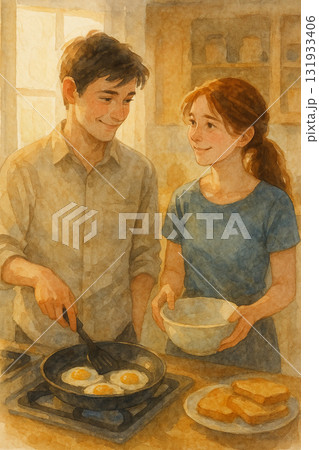 カップル 夫婦 二人 131933406