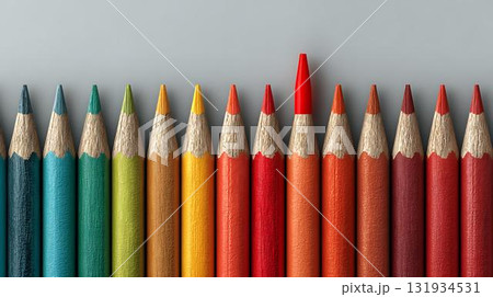 color pencils in row 131934531