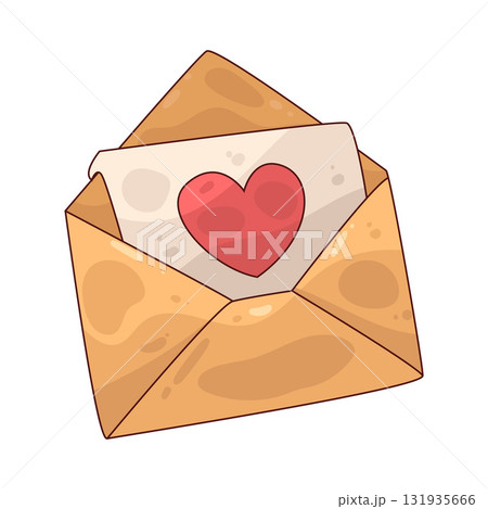 illustration of Love Letter 131935666