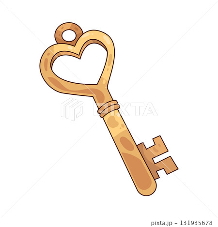 illustration of Love Key 131935678