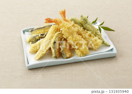 夏野菜と海老の天ぷら盛り合わせ 131935940