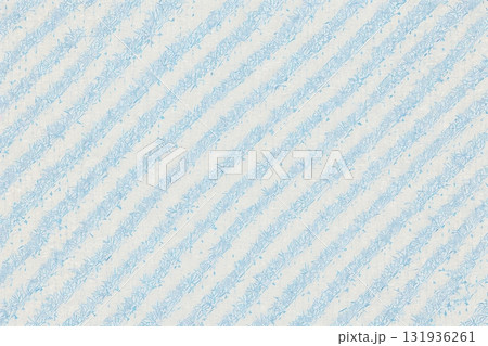 ライトブルーのダイアゴナルラインパターン 131936261