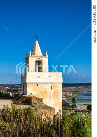 Beautiful City View of the Castle in Alcacer do Sal, Portugal 131936389