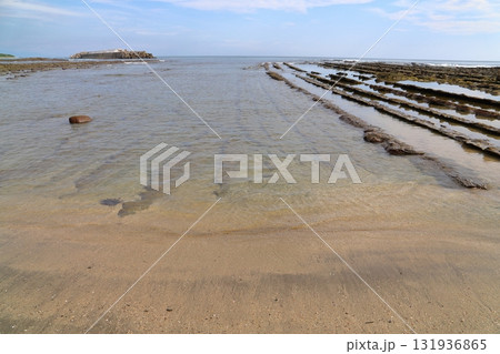 青島の海岸 空 青島の海岸 空 131936865