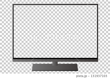 TV screen mockup material - the inside of the screen is transparent TV screen mockup material - the inside of the screen is transparent 131937103