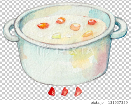鍋に入ったシチュー 131937339