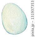 水彩で描いた白い卵 131937353