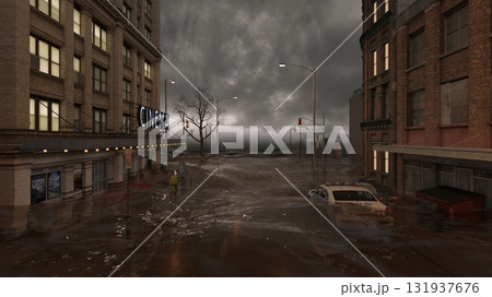 水没した都市 131937676