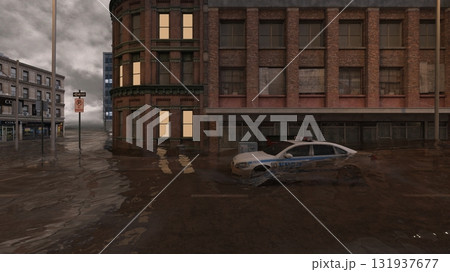 水没した都市 131937677