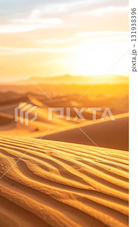 Close-Up of Sand in the Desert 131938396