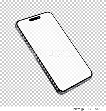 Sleek modern smartphone with a blank white screen ready for your app design or promotional message, perfect for showcasing technology innovation Sleek modern smartphone with a blank white screen ready for your app design or promotional message, perfect for showcasing technology innovation 131938765