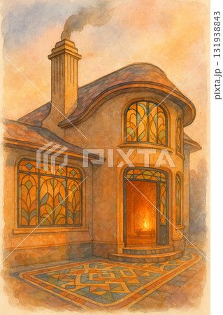 透明水彩 水彩画 ウォーターカラー 131938843